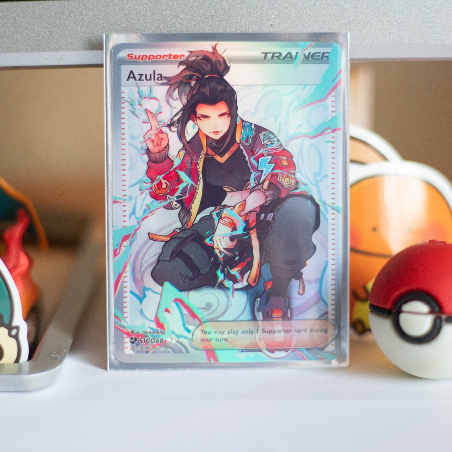 Custom Avatar Full Art Azula Card – PokeOricaSTCG