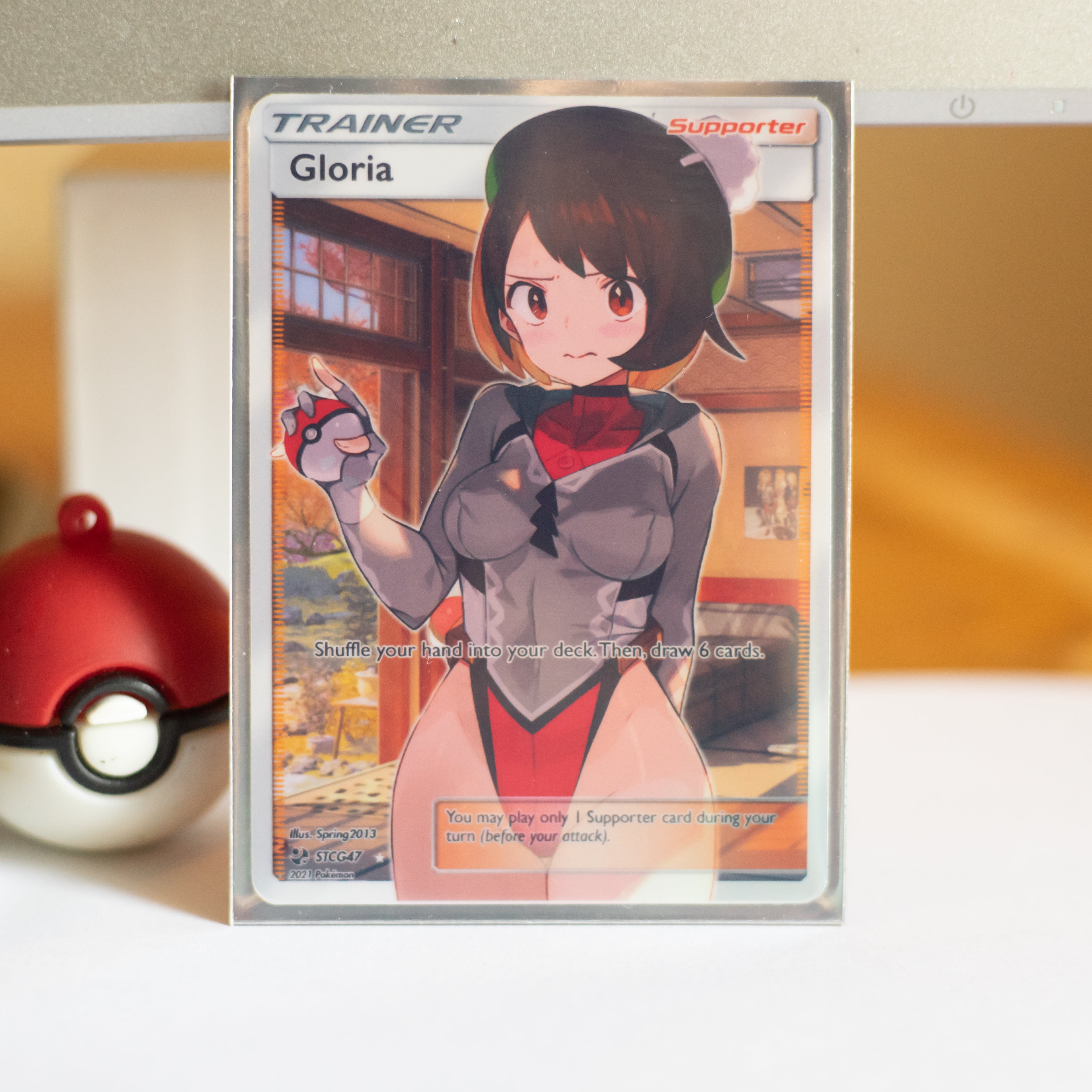 Custom Holographic Full Art Gloria Card – PokeOricaSTCG