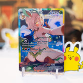Custom Holographic Full Art Leafeon ex Card