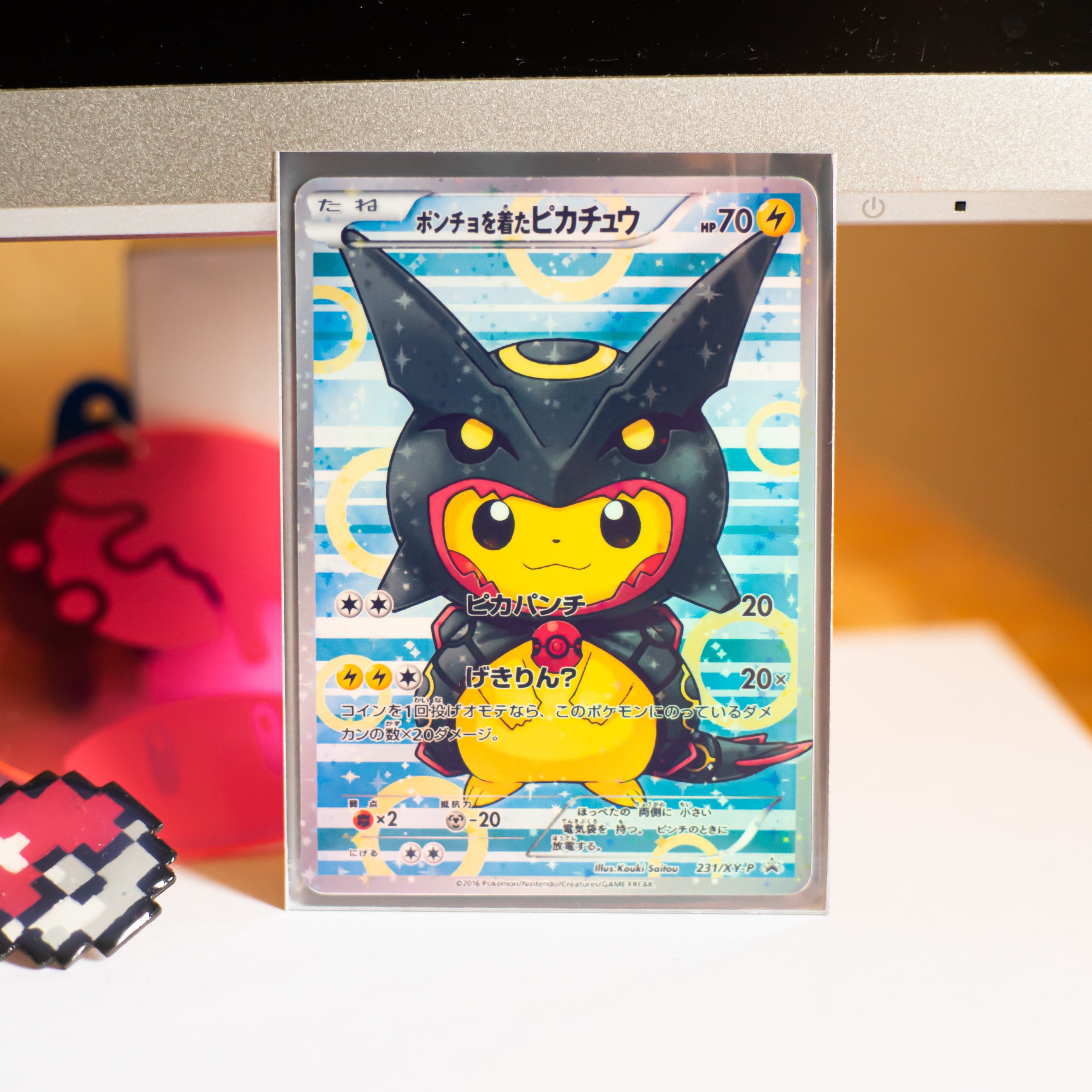 pikachu card holographic Replica Holographic Full Art Cosplay Pikachu