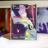 Custom Holographic Full Art Miraidon EX Card Borderless