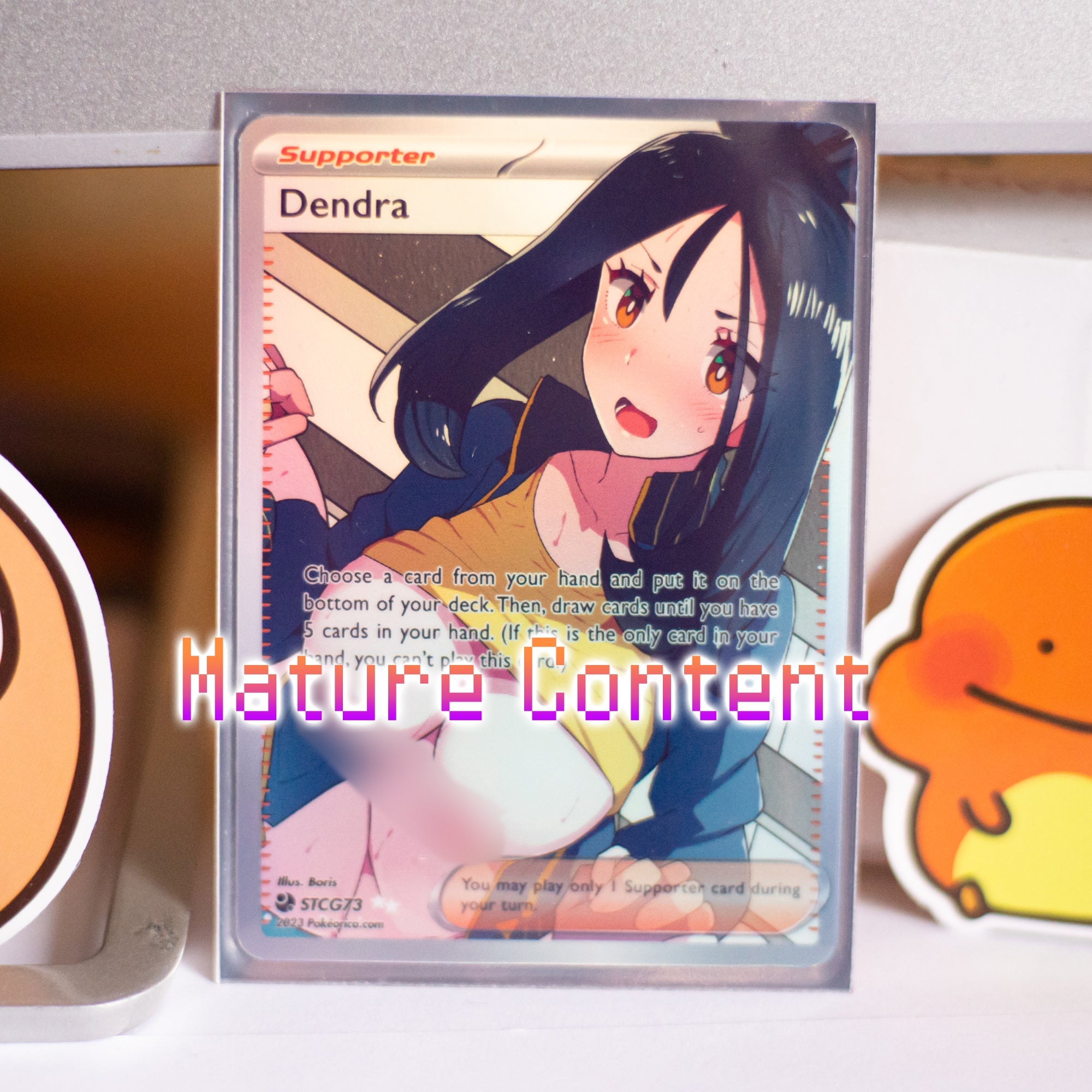 Custom Holographic Full Art Dendra Card – PokeOricaSTCG