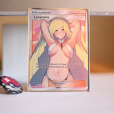 Custom Holographic Full Art Lusamine Card