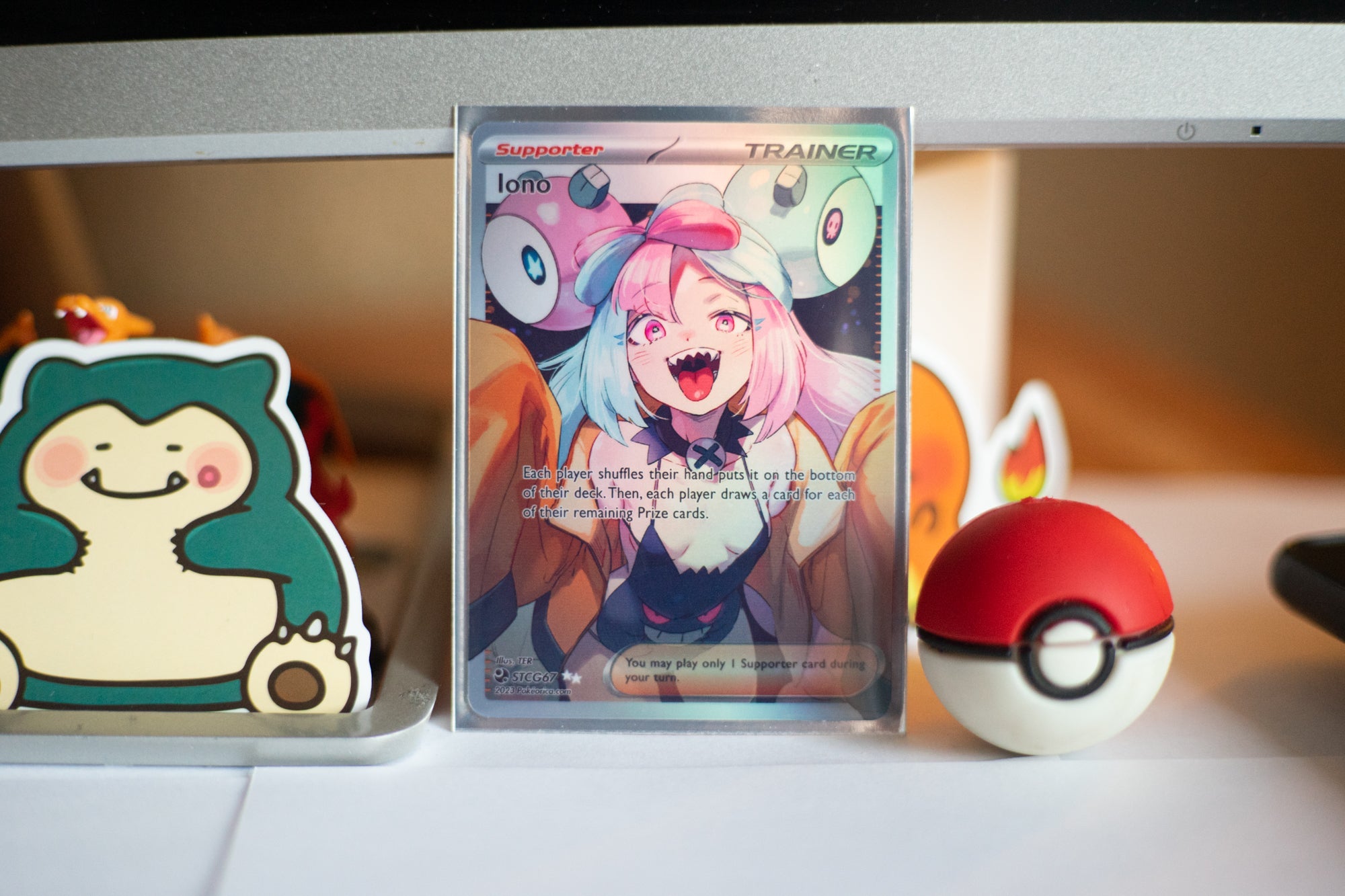 Custom Holographic Full Art Iono Card PokeOricaSTCG Custom Holographic Full Art Iono Card PokeOricaSTCG