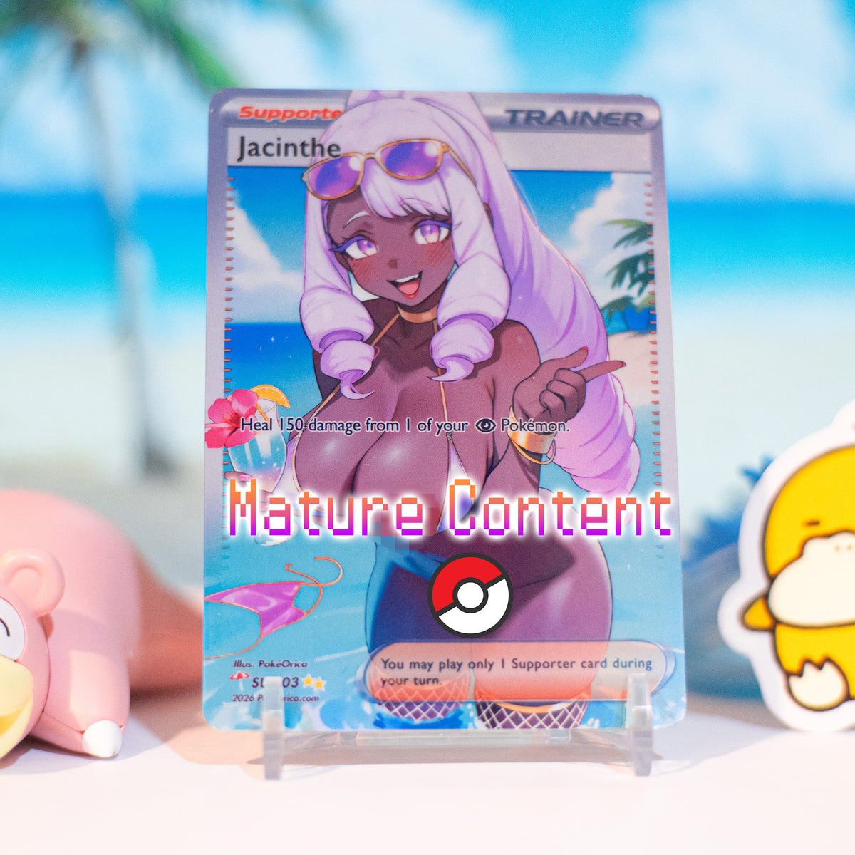 Limited Ed. Full Art Jacinthe Summer Card