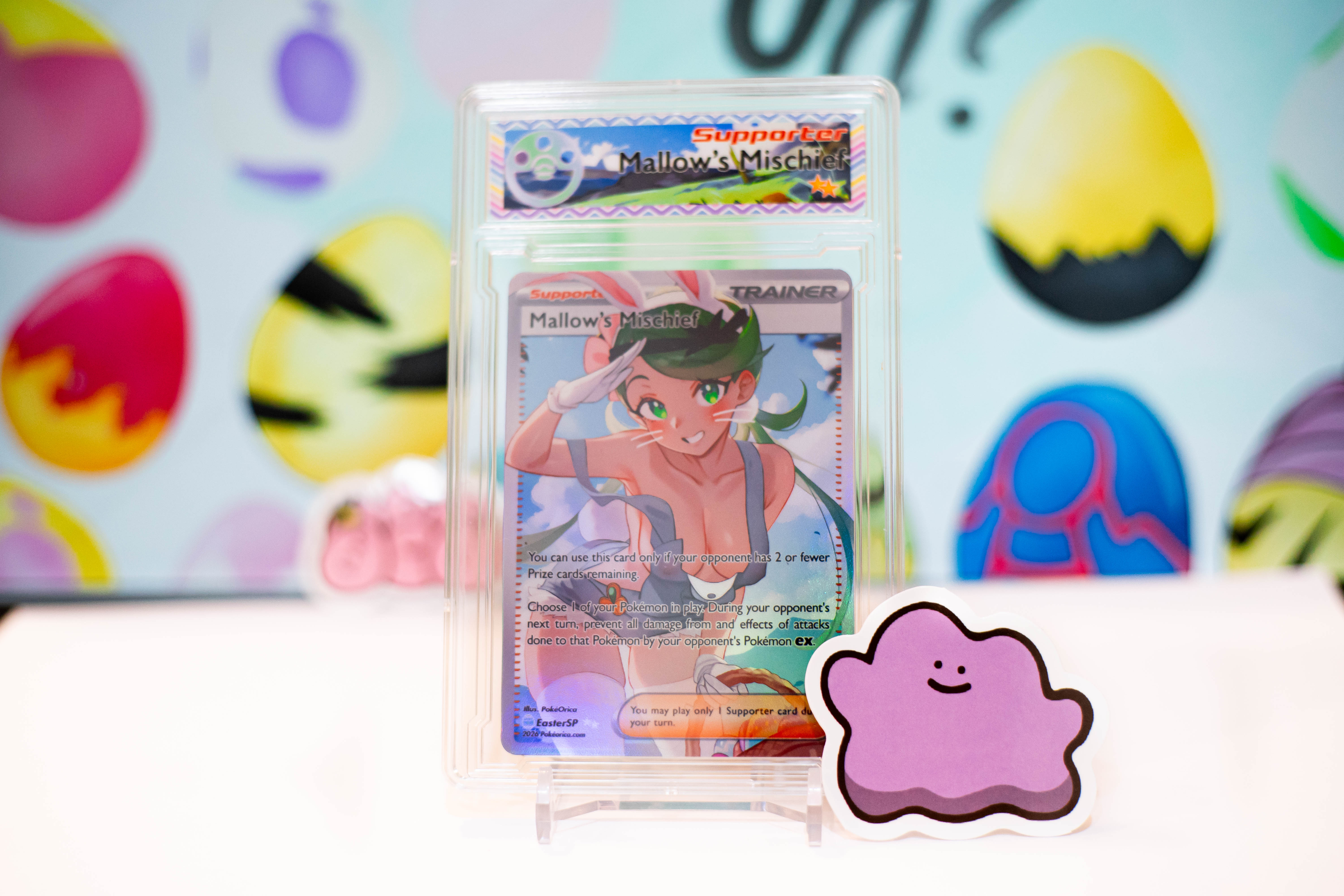 Limited Ed. Full Art Mallow's Mischief Easter Slab – PokeOricaSTCG