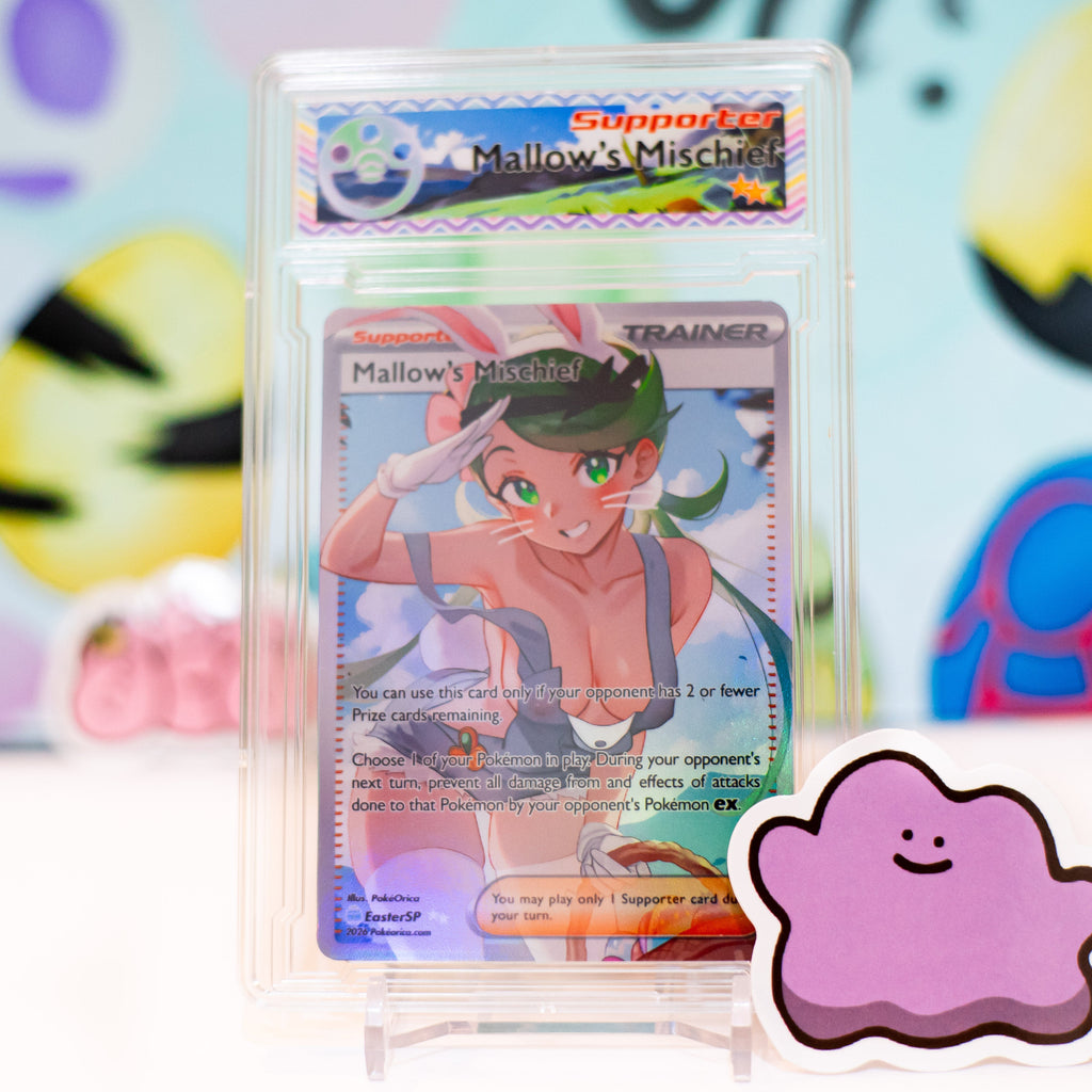 Limited Ed. Full Art Mallow's Mischief Easter Slab – PokeOricaSTCG