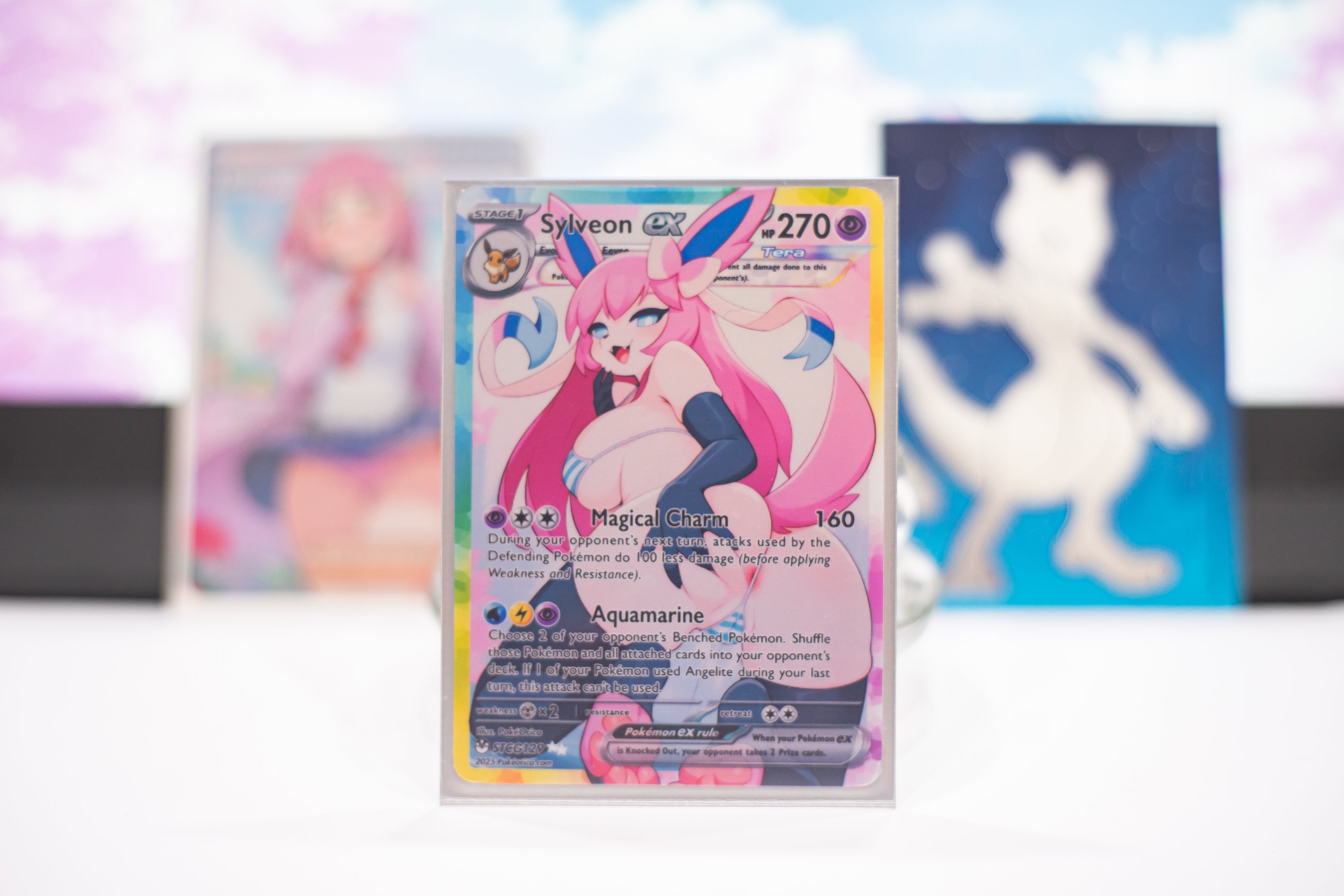 Custom Holographic Full Art Sylveon ex – PokeOricaSTCG