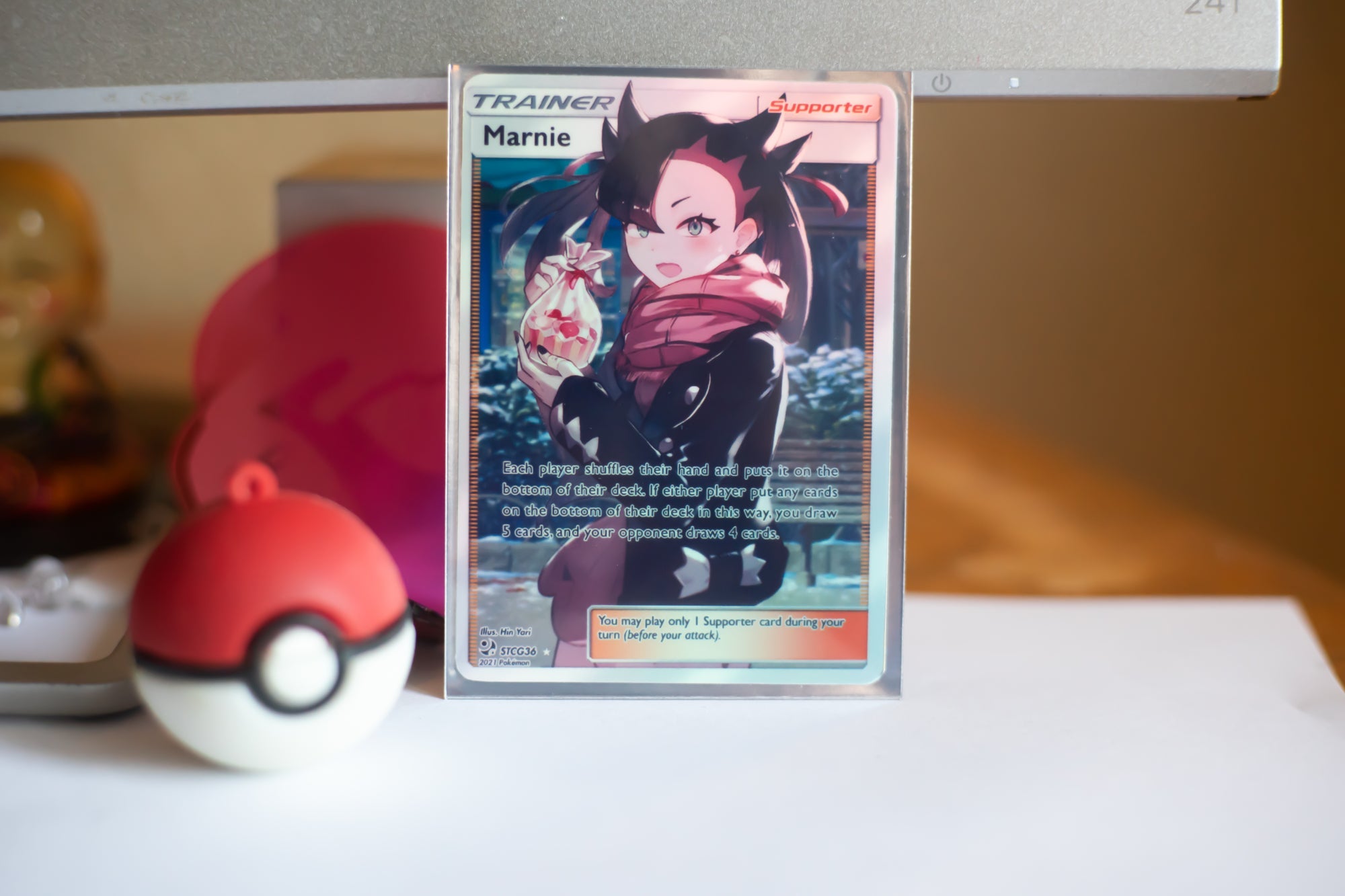full art marnie pokemon card Custom Holographic Full Art Marnie Card – PokeOricaSTCG
