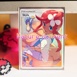 Custom Holographic Full Art Skyla Card – PokeOricaSTCG