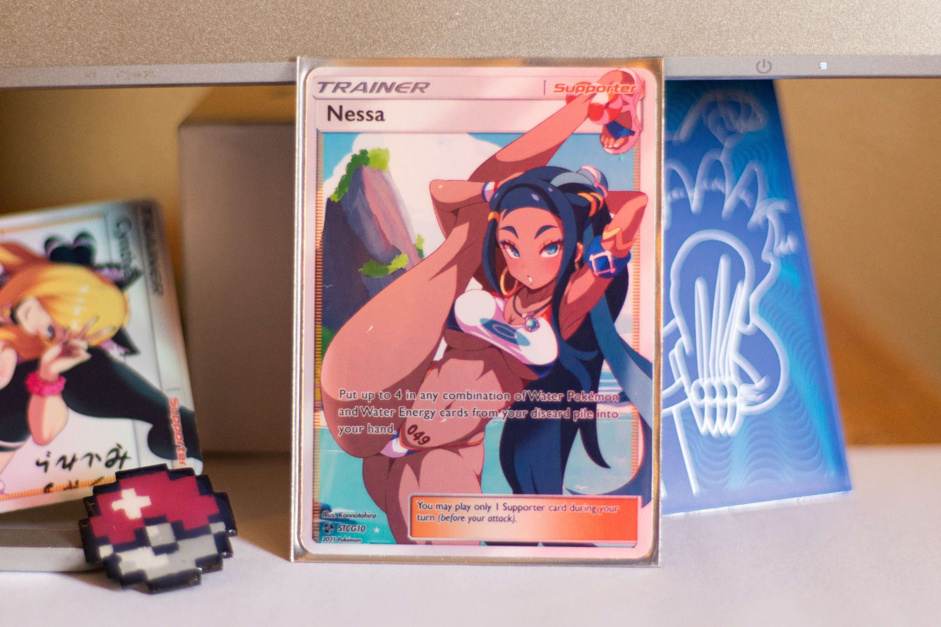 Custom Holographic Full Art Nessa Card PokeOricaSTCG Custom Holographic Full Art Nessa Card PokeOricaSTCG
