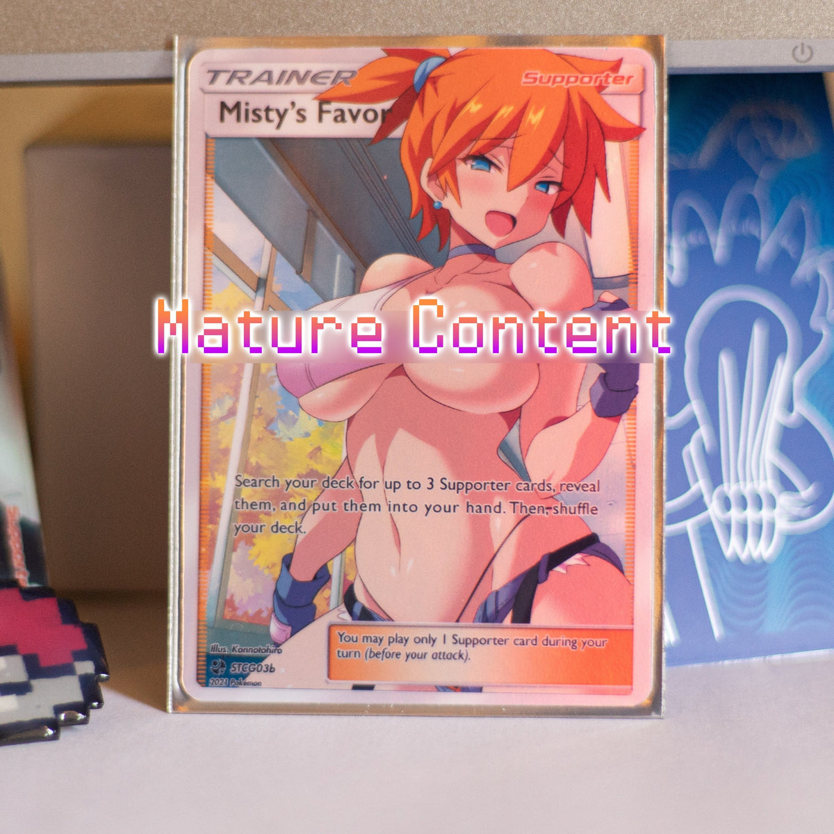 Custom Holographic Full Art Misty Card